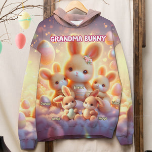 Personalized Easter Gifts For Grandma Shirt 01tglu080225 Grandma Bunny-Homacus