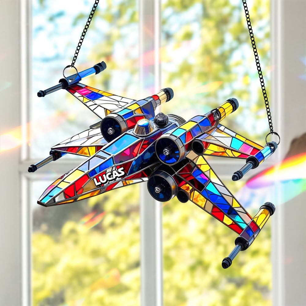 Spaceship Suncatcher - Personalized Gifts For Galaxy Lovers 05tgtn040825-Homacus