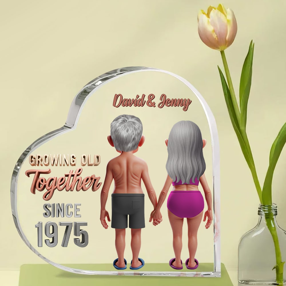 Personalized Funny Gifts For Old Couple Heart Plaque 03ohtn090725-Homacus