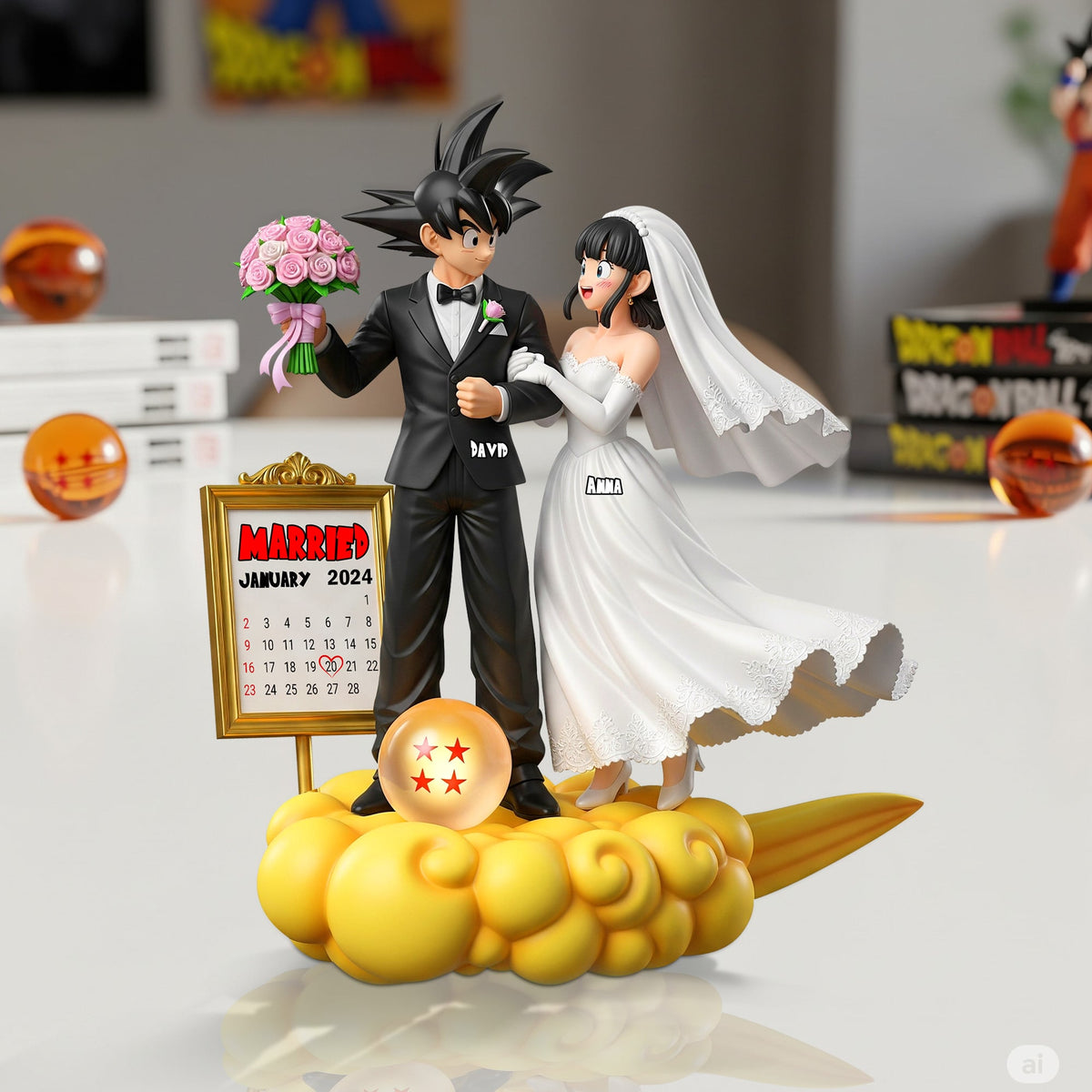 Couple Wedding Day Acrylic Plaque - Personalized Gifts For Couple 01natn180625-Homacus