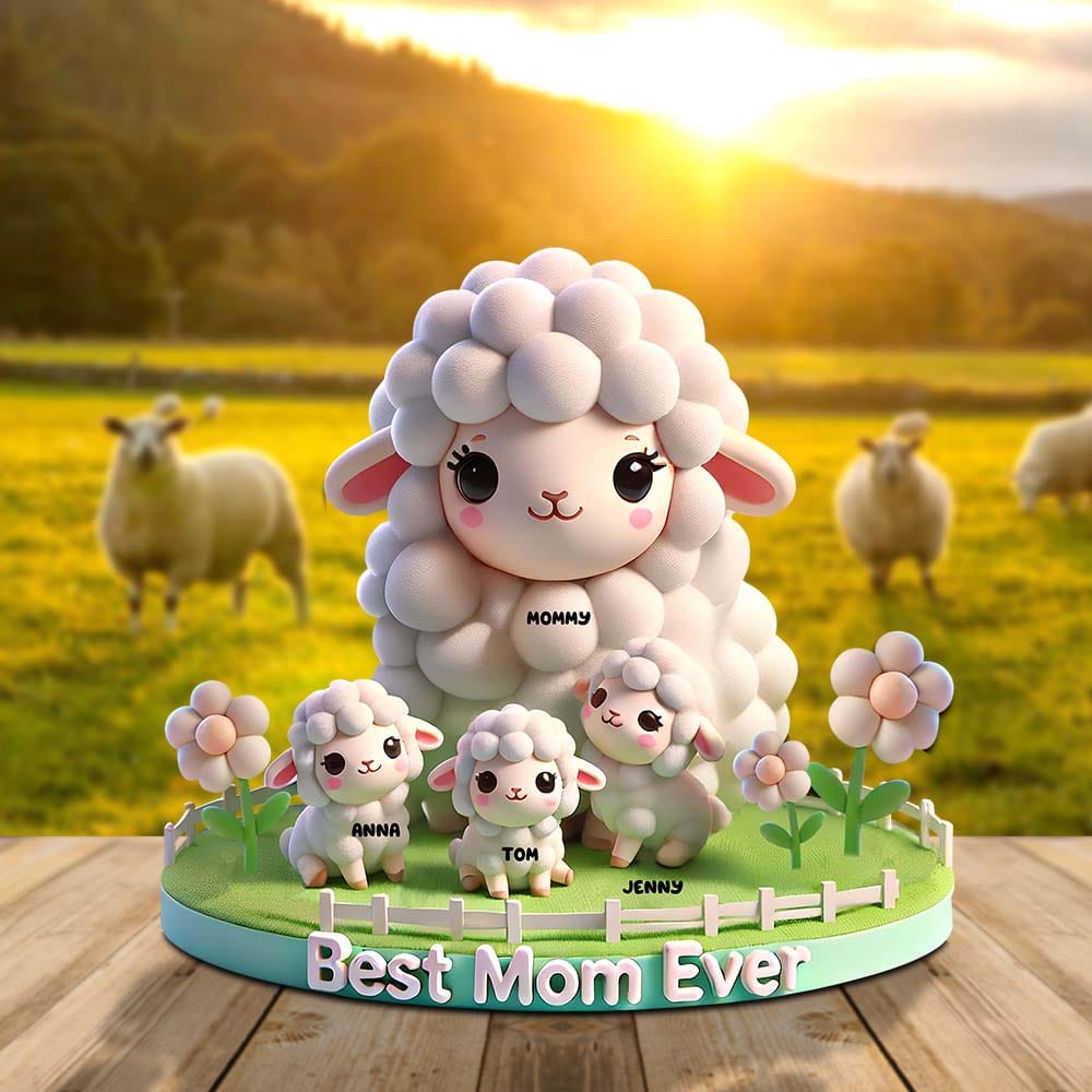 Personalized Gifts For Mom Plaque 04katn030425 Best Mom Ever-Homacus