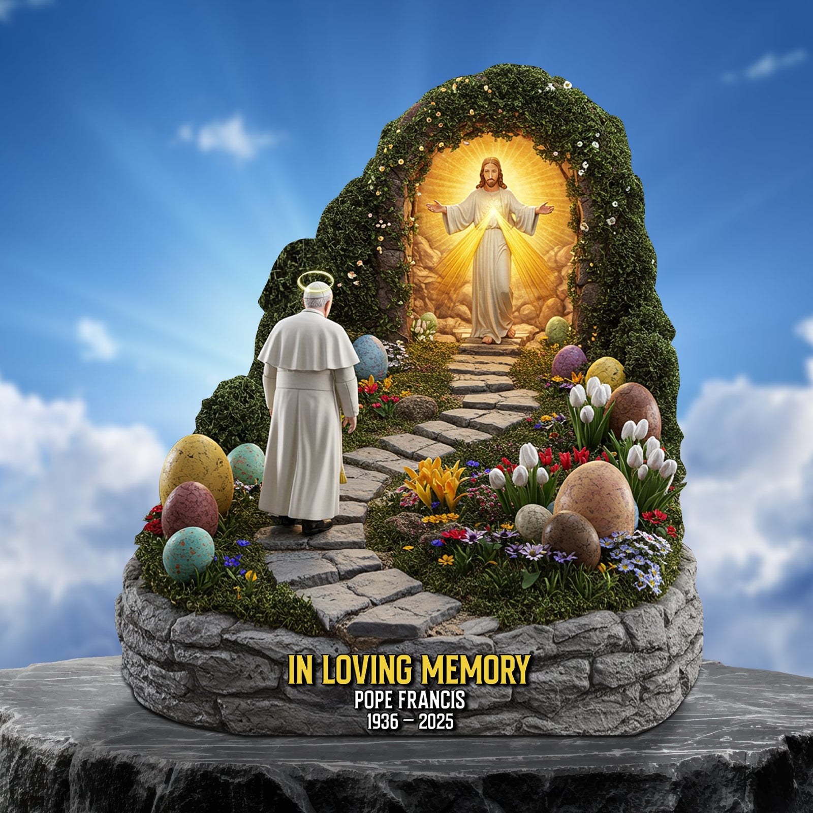 In Loving Memory Of Pope Francis Acrylic Plaque 04qhtn210425-Homacus