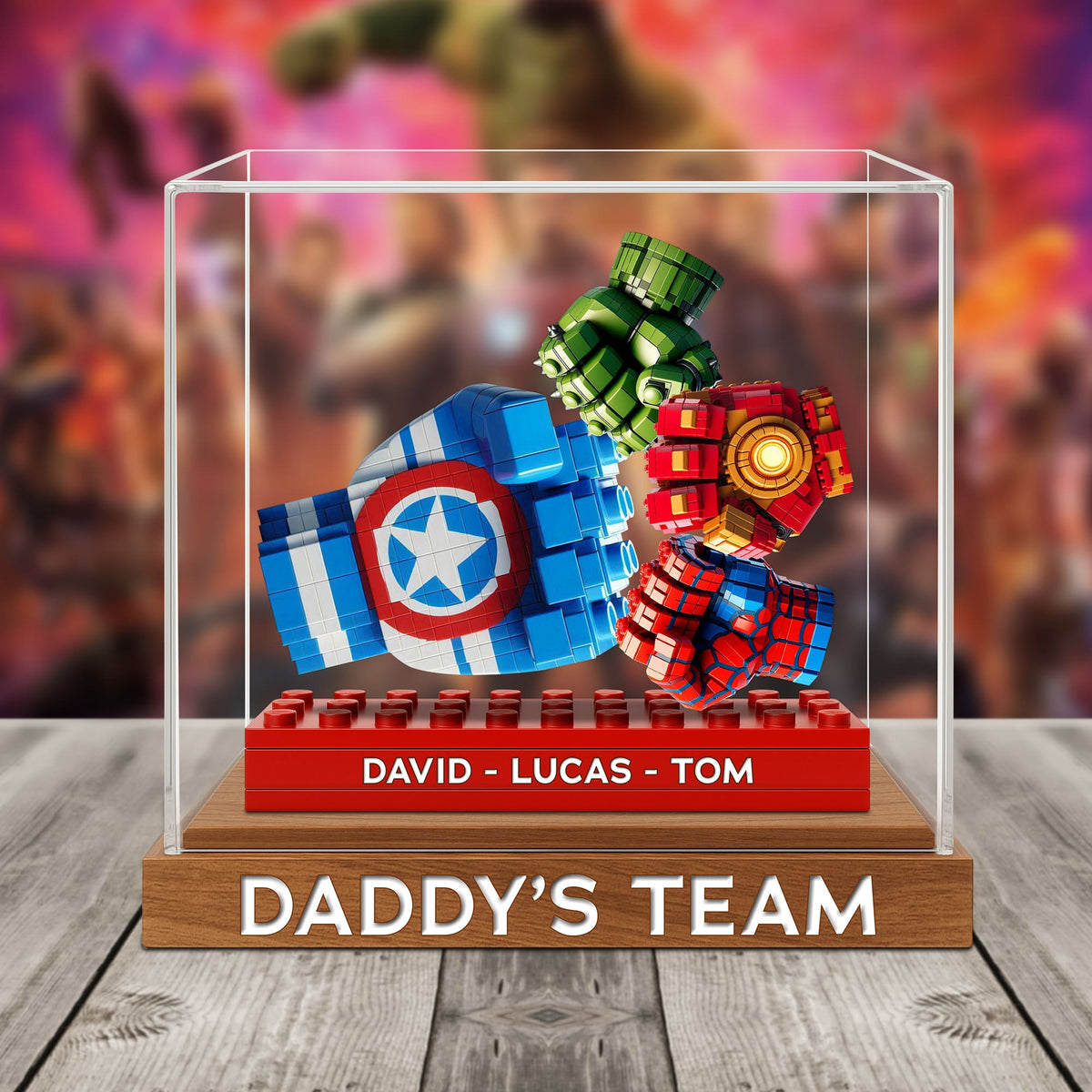 Daddy’s Holiday Dream Team – Custom Christmas Gifts From The Kids 03ohtn120525-Homacus