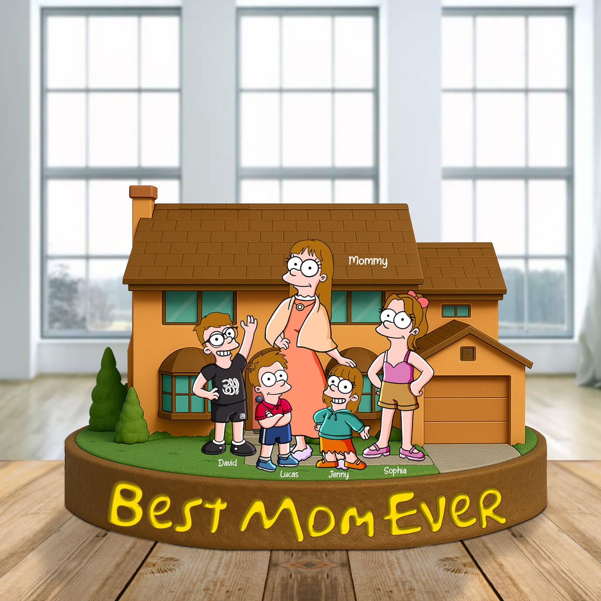 Personalized Gifts For Mom Plaque Best Mom Ever 04totn140425pa-Homacus