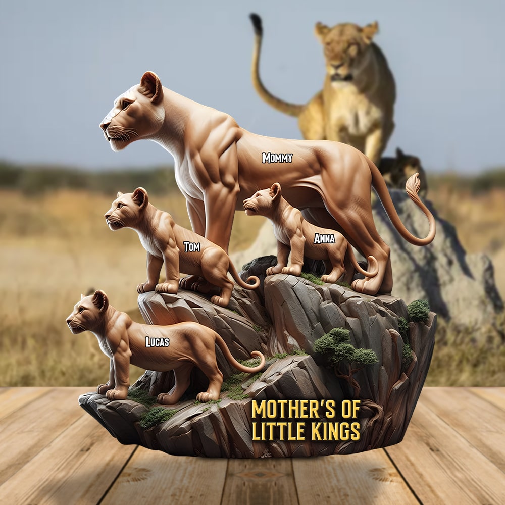 Lion Mom Plaque Christmas Decor - Personalized Gifts For Mom 02ohtn270325-Homacus