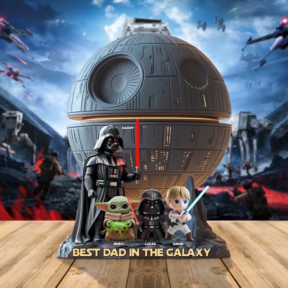 Best Dad Acrylic Plaque – Personalized Christmas Gifts For Dad 02qhtn100425-Homacus