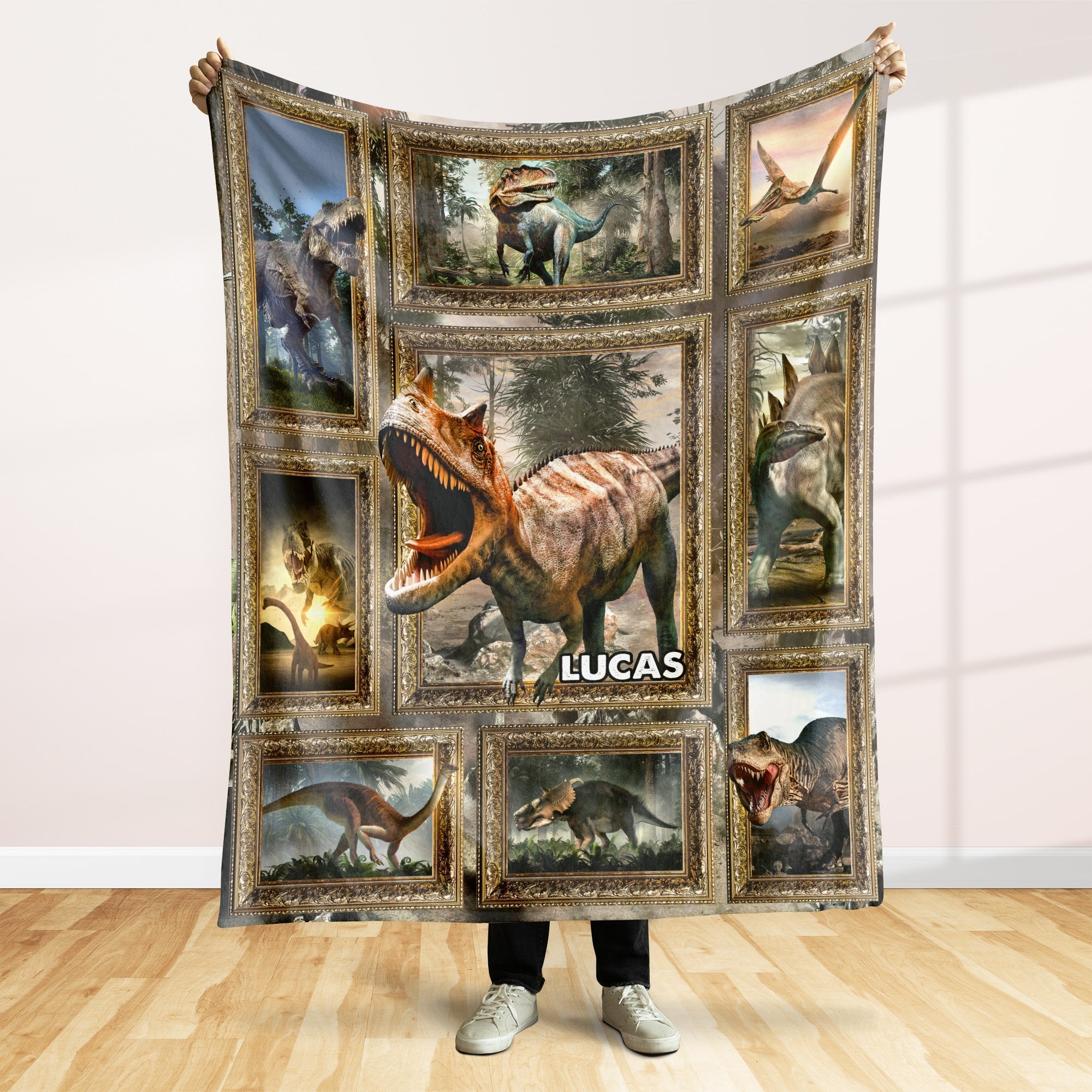 Personalized Gifts For Dinosaur Lovers Blanket 05qhtn261224-Homacus