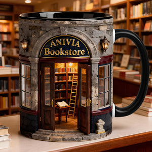 Bookstore Accent Mug - Personalized Gifts For Book Lovers 02KIDT230126-Homacus