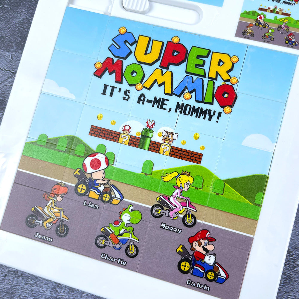 Personalized Gifts For Mom Sliding Puzzle Super Mommio 04nati050425-Homacus
