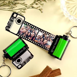 Couple Film Roll Keychain - Custom Photo Gifts For Couple 01acxx240425-Homacus