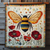 Gifts For Bee Lover Blanket Flower Power Bee-Homacus