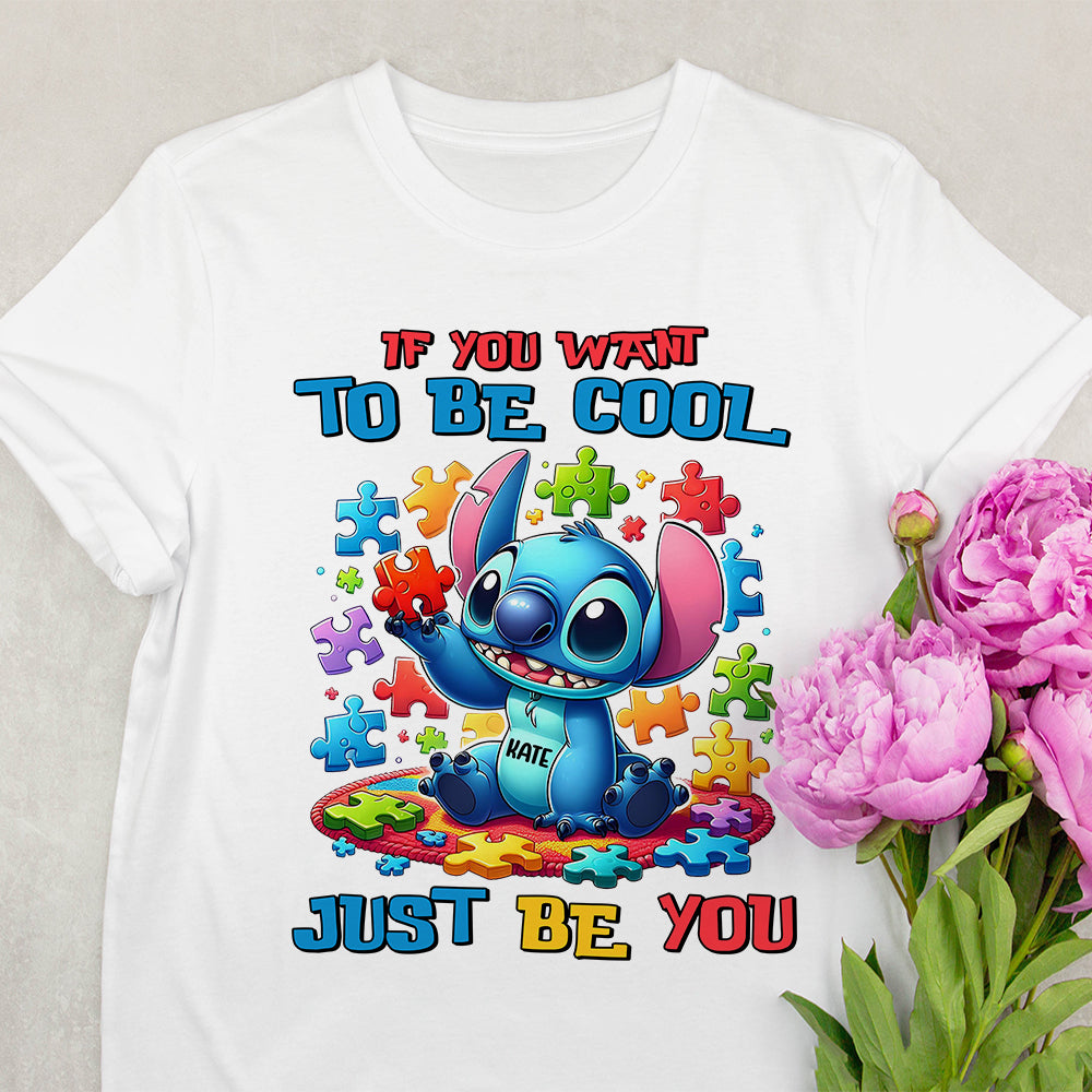 Personalized Gifts For Kids Autism Shirt 06hutn190225 If You Want To Be Cool Just Be You-Homacus