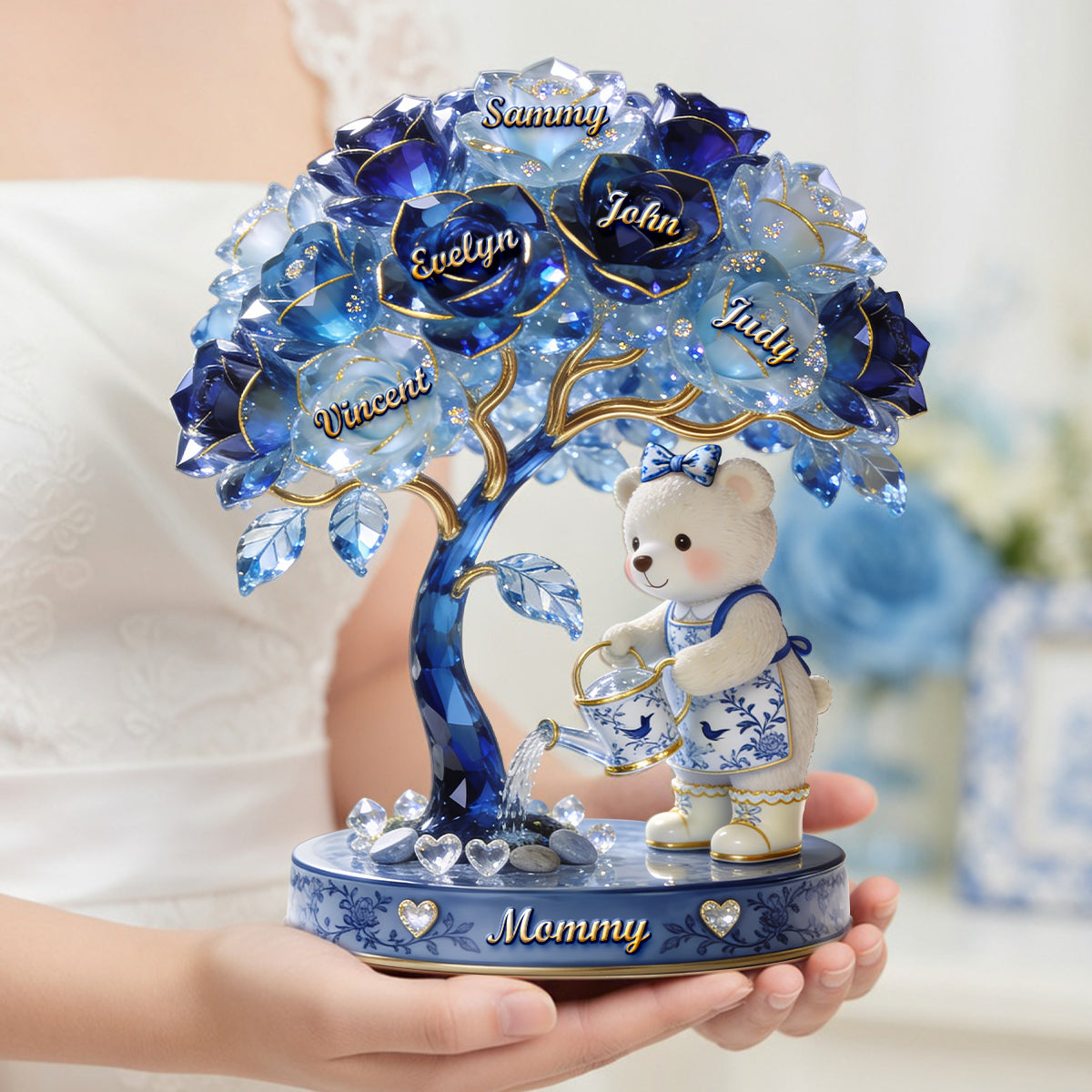 Growing With Mom Acrylic Plaque - Personalized Gifts For Mom 03PGDH020426-Homacus