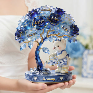 Growing With Mom Acrylic Plaque - Personalized Gifts For Mom 03PGDH020426-Homacus