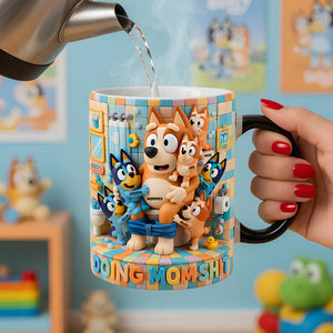 Funny Mom Doing Magic Coffee Mug - Personalized Gifts For Mom 01ohdt170426-Homacus