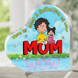 Personalized Gifts For Mom Heart Shape Plaque 05TOMH100125HH-Homacus