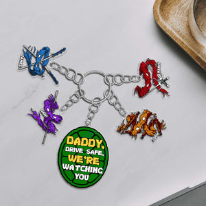 Personalized Gifts For Dad Keychain With Charms 03topu290524-Homacus