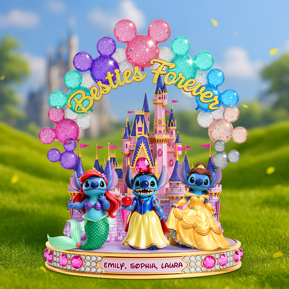 Cute Monster Besties Plaque - Personalized Gifts For Besties 04ohpu250625-Homacus