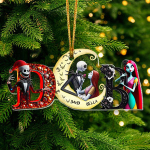 Personalized Christmas Gift For Couple Ornament Alphabet Ornament 02KAMH291024-Homacus