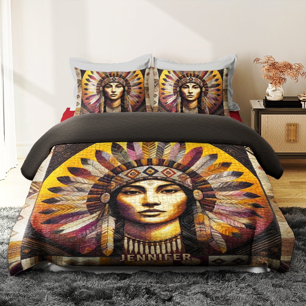 Personalized Gifts For Native American Culture Lovers Quilt Bedding Set Special Line 07tgqn100125-Homacus