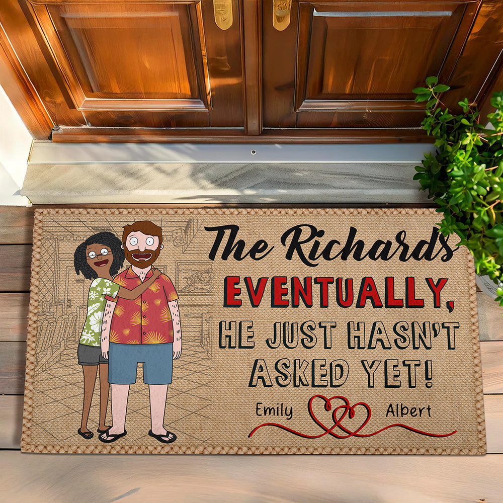 Personalized Gifts For Couple Doormat Funny Couple 03OHQN060225HG-Homacus