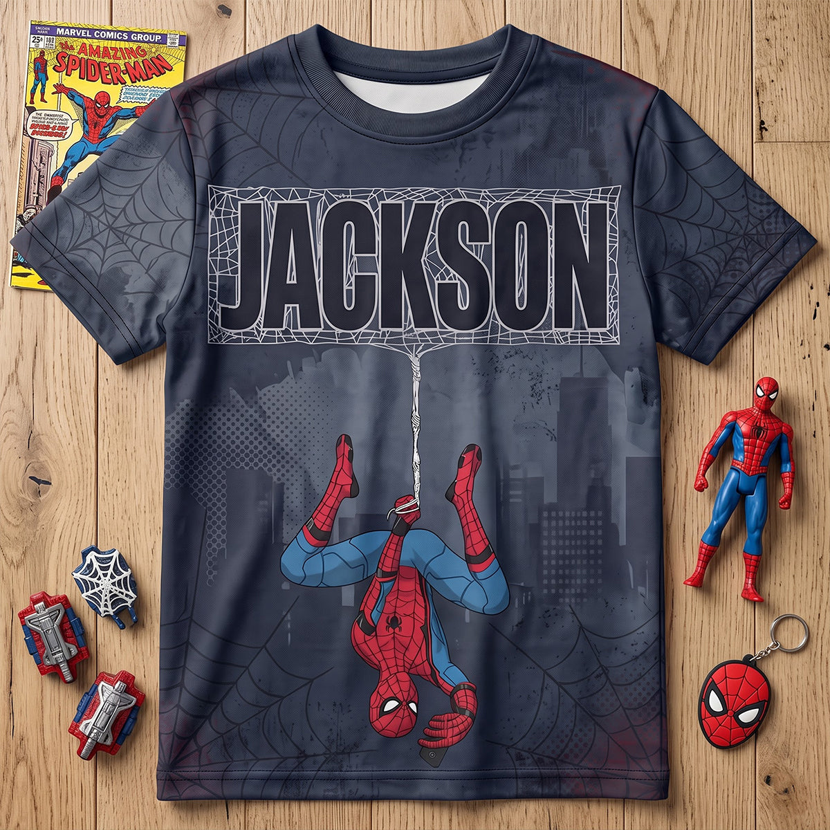 Web-Slinging Hero Shirt – Personalized Gifts For Movie Fans 02natn060826