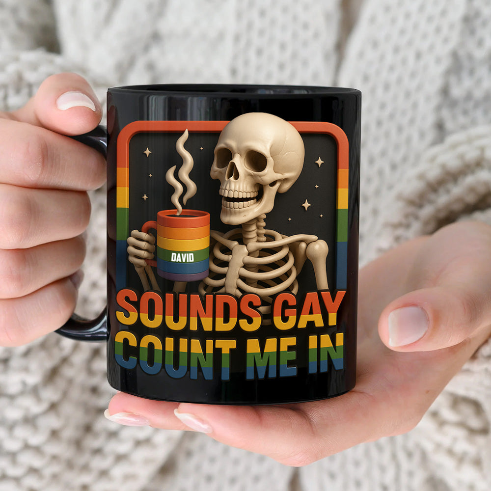 Skeleton LGBT Mug - Personalized Gifts For LGBT 02totn310525-Homacus