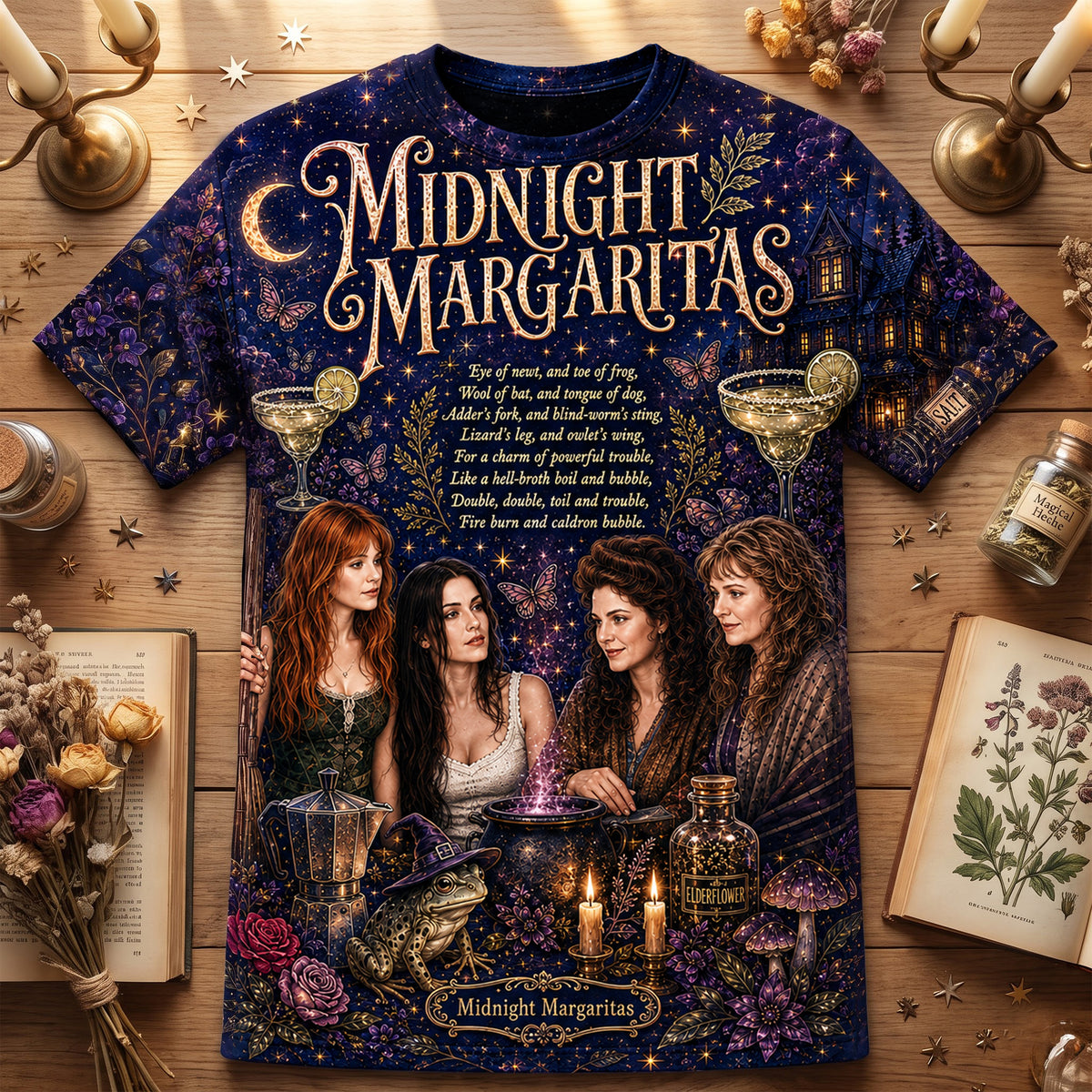 Whimsical Midnight Fantasy 3D Shirt - Personalized Gifts 02naqn100826-Homacus