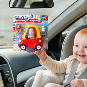 Cute Baby Driver Adventure Car Ornament - Custom Photo Gifts For Mom 05naqn120326-Homacus
