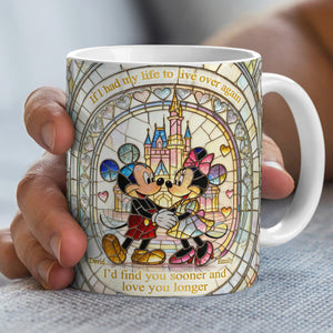 Find You Sooner, Love You Longer Coffee Mug - Personalized Gift For Couples 01TOQN290126-Homacus