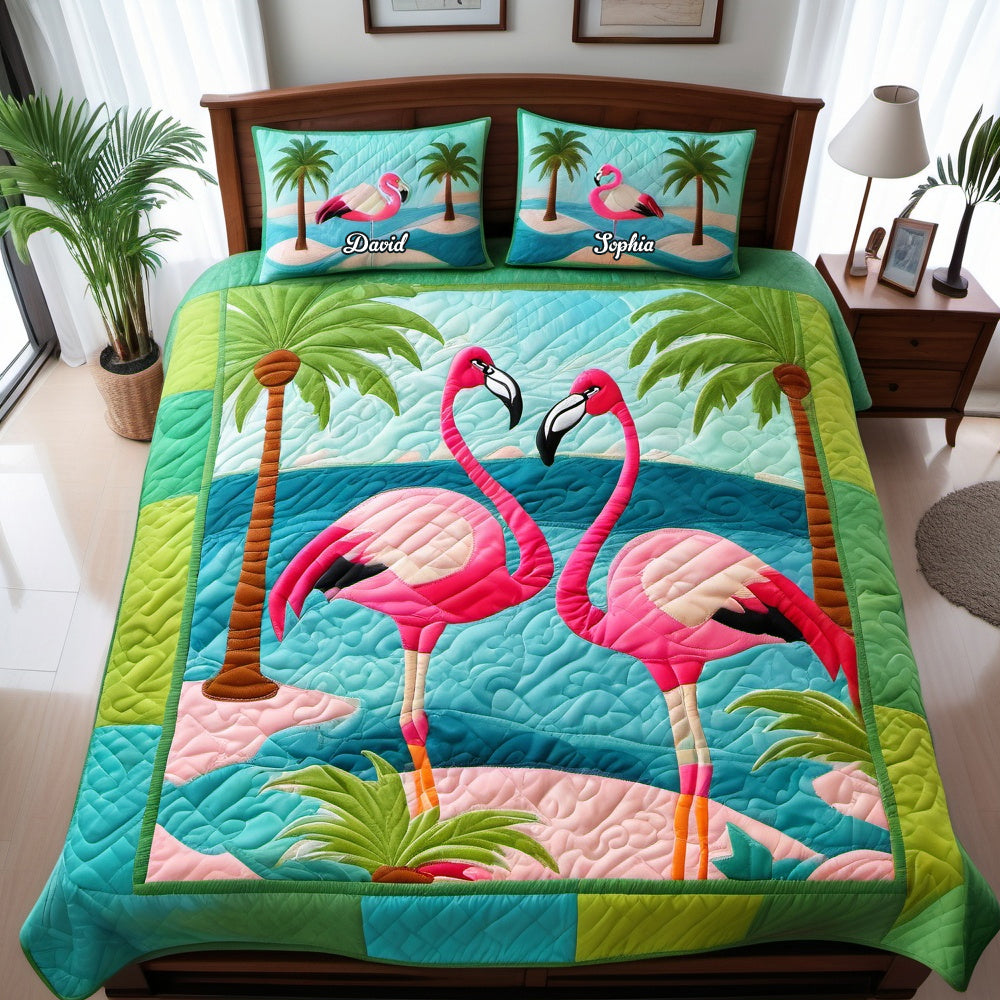 Personalized Gifts For Couple Quilt Bedding Set Special Line 05tgtn130125-Homacus