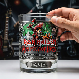 Heavy Metal 50th Anniversary Whiskey Glass - Personalized Gifts For Rock Lovers 03KIMG100326-Homacus