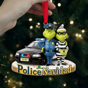 Police Ornament - Personalized Christmas Gifts For Police Officer 06hylu011125-Homacus