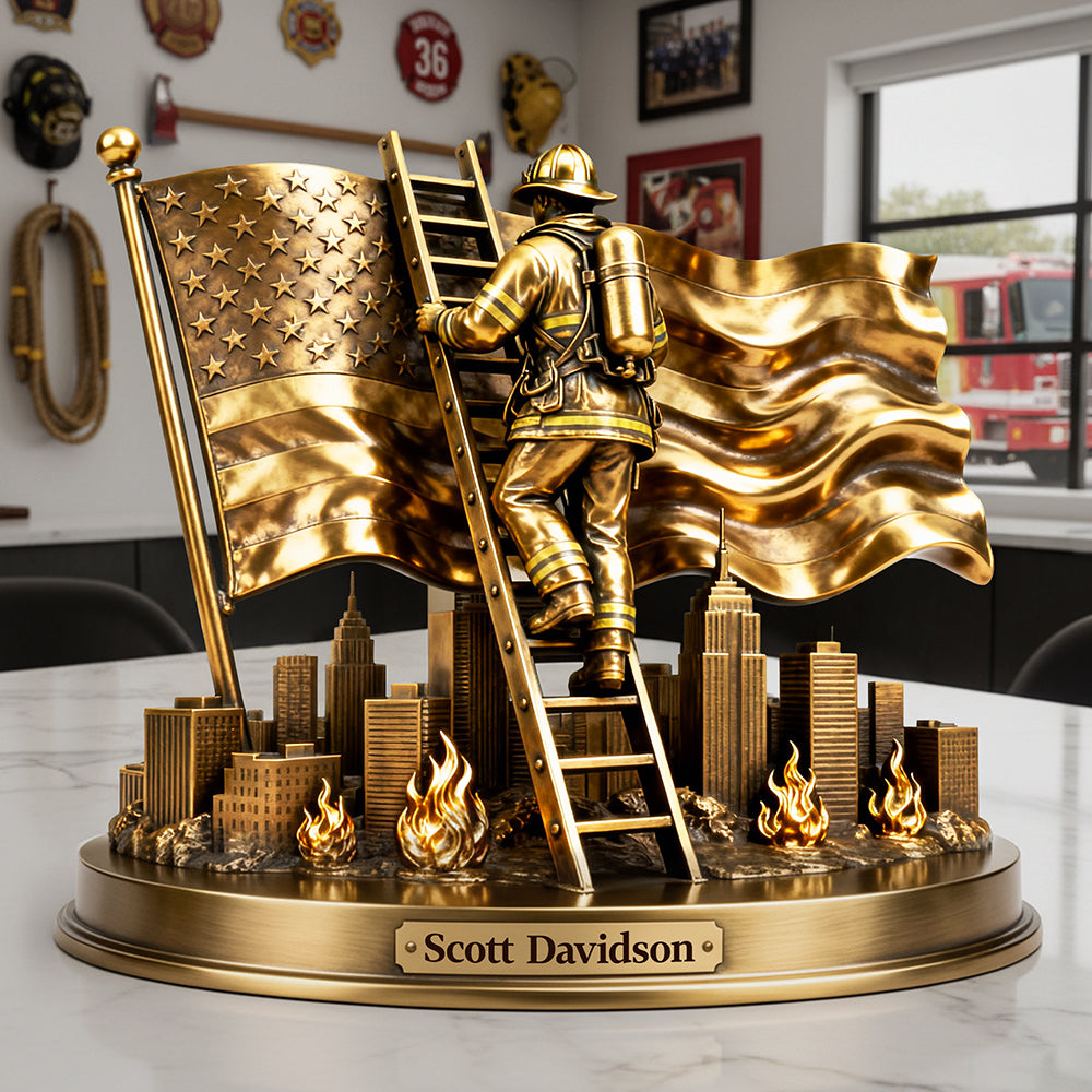 Firefighter Acrylic Plaque - Personalized Gifts For Firefighter 02nata070126-Homacus