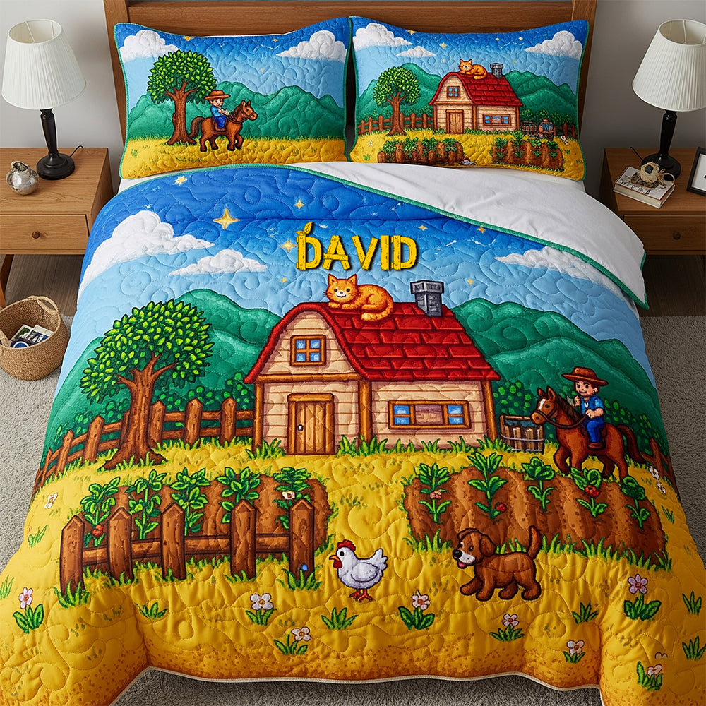 Personalized Gifts For Game Lovers Quilt Bedding Set Special Line 04natn140725-Homacus