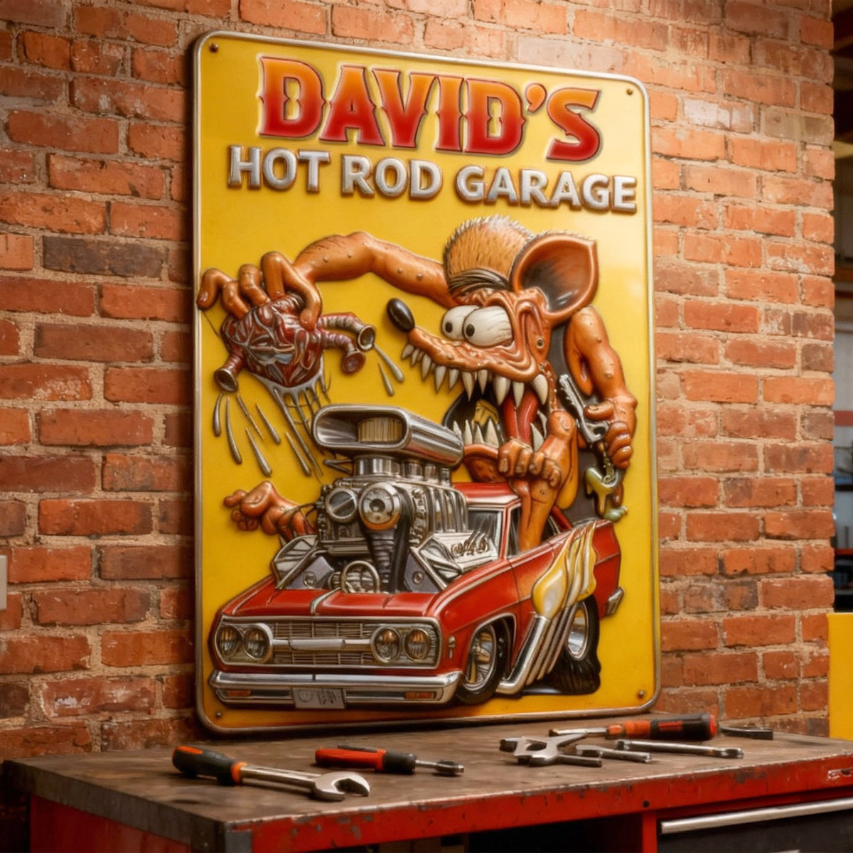 Personalized Gifts For Hot Rod Lovers Metal Sign 01totn160126-Homacus