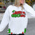 Merry Christmas Side Bow Embroidery Sweatshirt 09acqn011124-Homacus