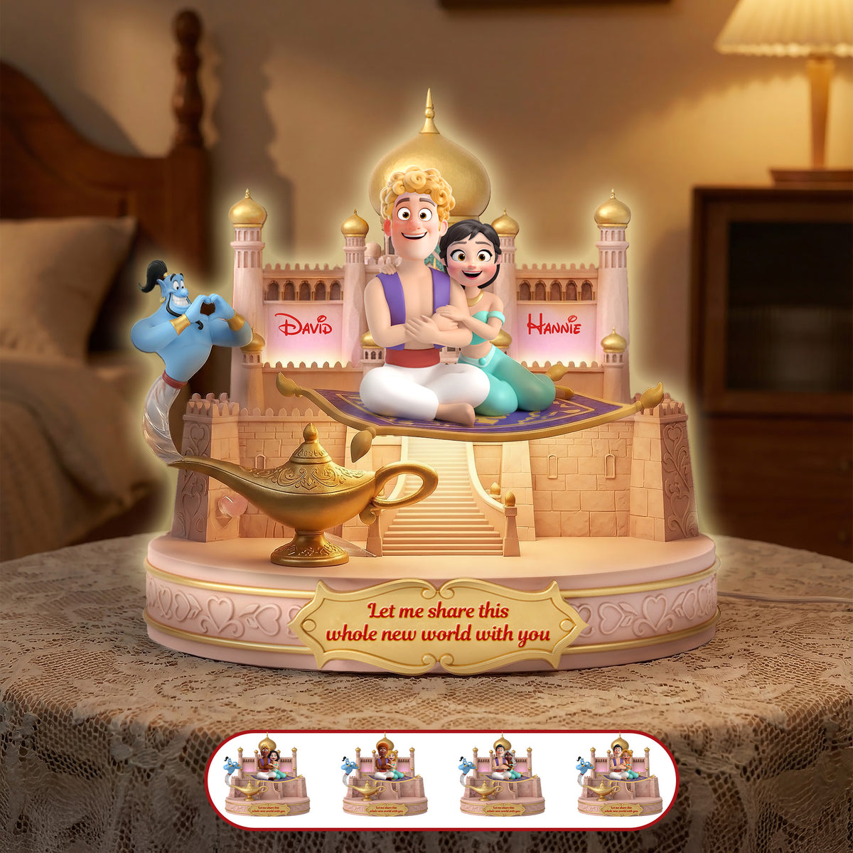 Romantic Couple Acrylic Light Box - Personalized Gifts For Couple 01KIMG031225-Homacus