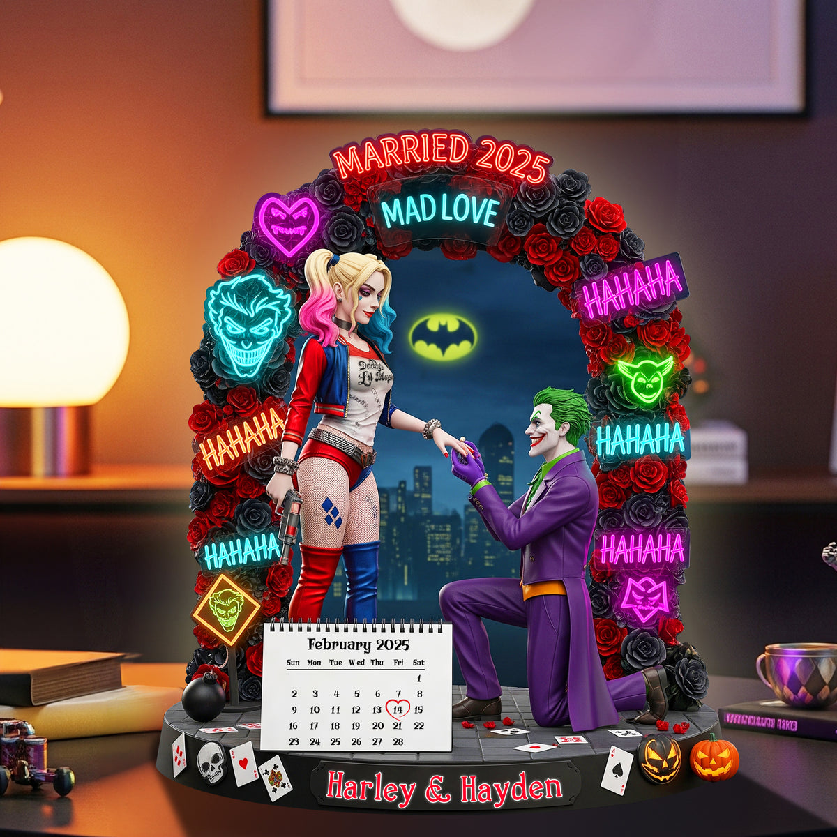 Dark Love Proposal Couple Acrylic Plaque - Personalized Gifts For Couple 07HYLU140825-Homacus