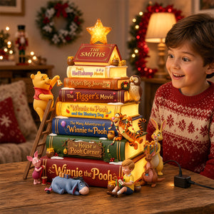 Whimsical Christmas Book Tree Acrylic Light Box - Personalized Gifts For Christmas 06patn211026-Homacus
