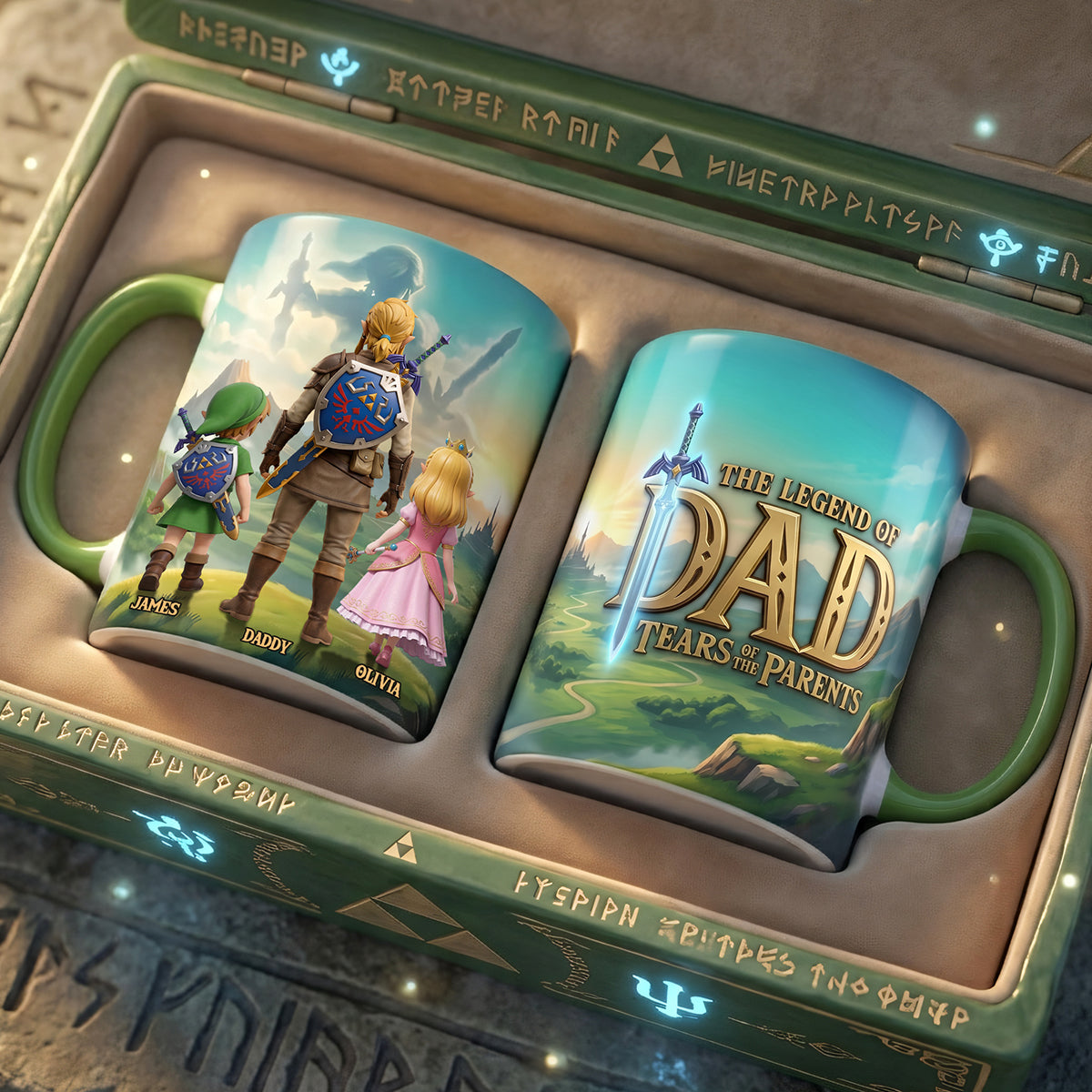 Legendary Adventure Dad Accent Mug - Personalized Gifts For Dads 03nata060526-Homacus