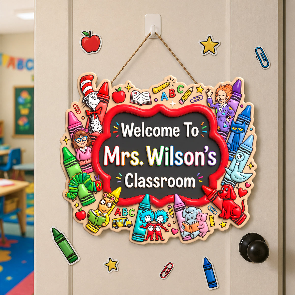 Classroom Decor Acrylic Sign - Personalized Gifts For Teachers 02NADH040726-Homacus