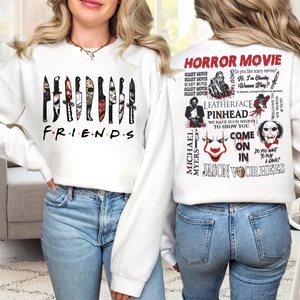 Gift For Horror Fans 04HUXX110924 Horror Movies Halloween Shirt-Homacus