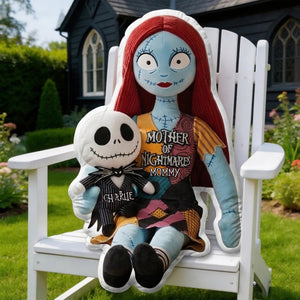 Mom & Little Spooky Shaped Pillow - Personalized Gift For Mom 05OHLU090326-Homacus