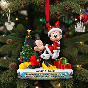 Couple Ornament - Personalized Gifts For Couple Christmas Ornament 06OHLU120925-Homacus