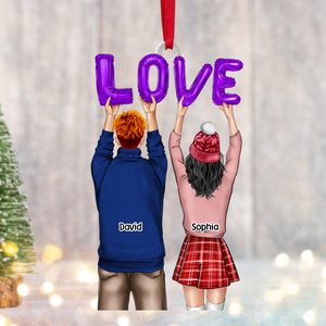 Personalized Gifts For Couple Christmas Ornament 02acpu131124-Homacus