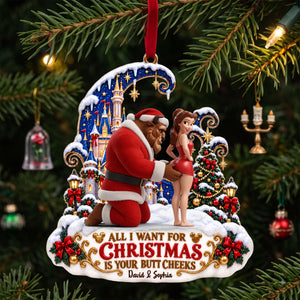Naughty Fairy Tale Couple Christmas Ornament - Personalized Gifts For Couple 01ohlu220926-Homacus