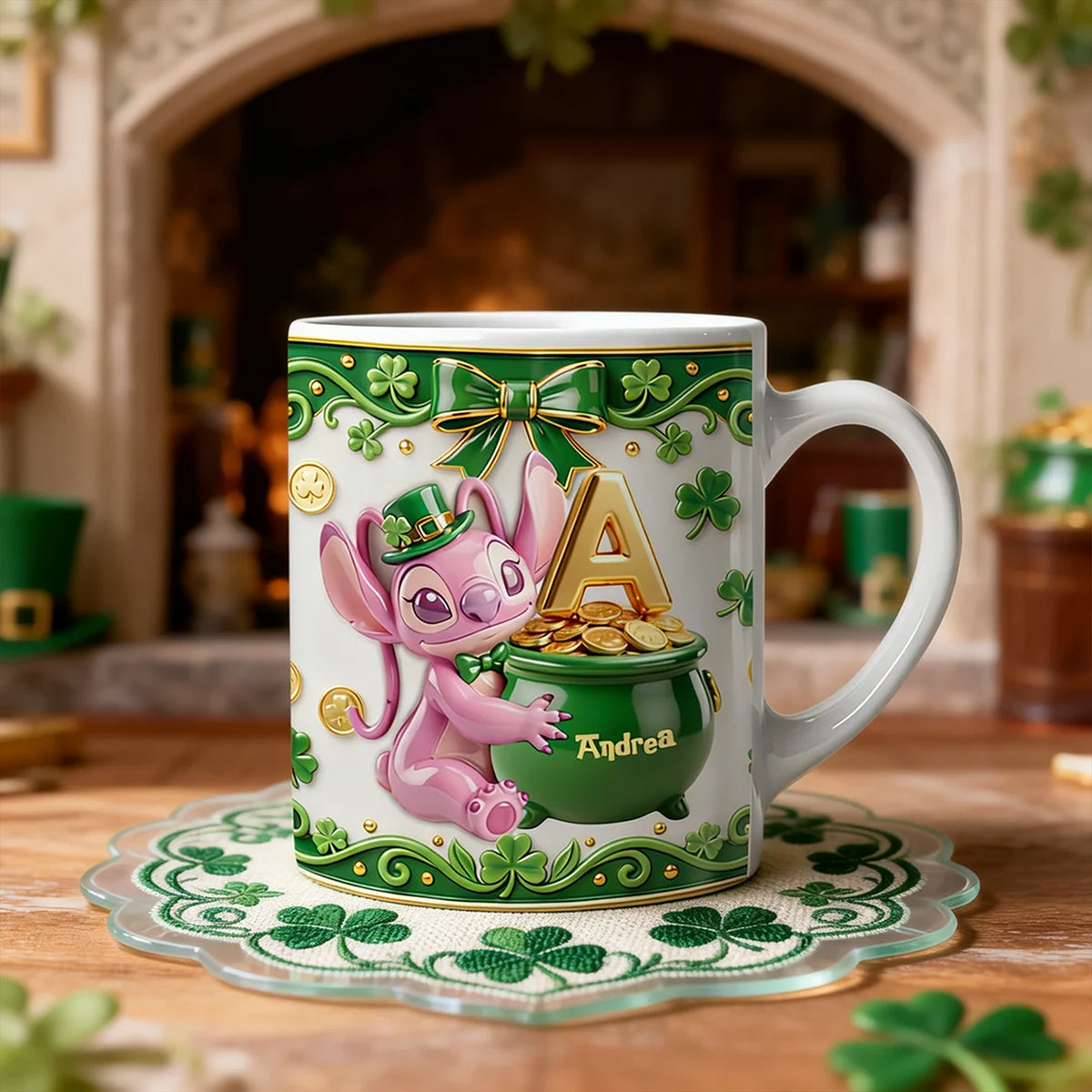 St. Patrick Lucky Coffee Mug - Personalized Gifts 01pata100226-Homacus