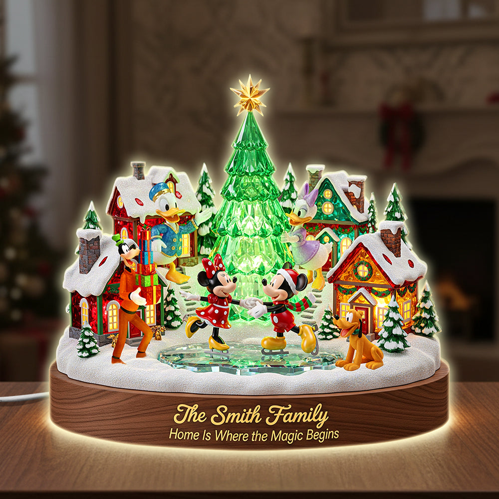 Cute Characters Acrylic Light Box Personalized Christmas Gifts For Family 02pgtn041125-Homacus