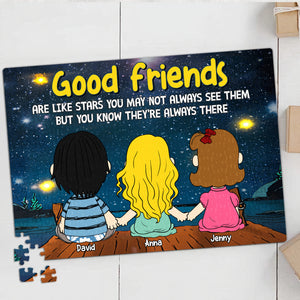 Personalized Gifts For Friends Jigsaw Puzzle 05xqtn101224hg Good Friends Sitting Together-Homacus